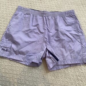 Fila Men's Lavender Athletic Shorts Size large